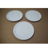 3x porcelánový podšálek Banquet Alba 14,2 cm - Rozbaleno