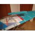 BRILANZ Žehlící prkno PROFESSIONAL 130 x 48, modré/tyrkys - Poškozené