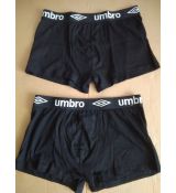 2 ks pánské bavlněné boxerky UMBRO BRIEF - vel.S - Rozbaleno