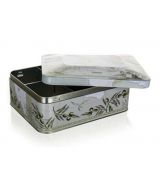 Banquet Plechovka box na čaj Olives 20x15,5x8cm - POŠKOZENÉ
