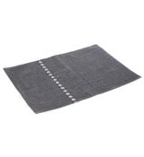 Prostírání textilní DENIM šedé, 30 x 45 cm - Rozbaleno