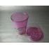 BANQUET plastový hrnek růžový 400ml - Nekompletní