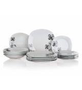 18D sada porcelánových talířů Banquet Florea - Rozbaleno