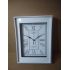 HOME DECOR Hodiny nástěnné 21,5 x 29 x 5,5 cm, bílé - Rozbaleno
