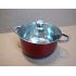 Banquet nerezový hrnec MAESTRO RED 22 cm, 4,3 l, s poklicí - Poškozené