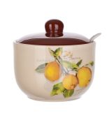 BANQUET Cukřenka keramická se lžičkou LEMON - Nekompletní