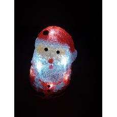 Vánoční LED svítící Santa Claus 16 cm - Nekompletní
