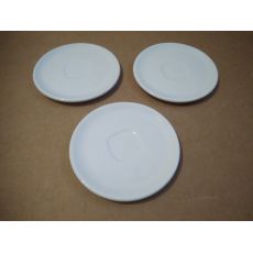 3x porcelánový podšálek Banquet Alba 14,2 cm - Rozbaleno