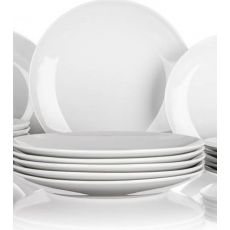 BANQUET Marion 4D sada mělkých talířů bílá - 2.jakost