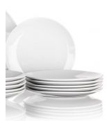 BANQUET Marion 5D sada dezertních talířů bílá - 2.jakost