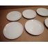 BANQUET Marion 6D sada  dezertních talířů bílá - Rozbaleno