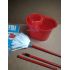 BRILANZ Mop set kbelík 15l, ždímač + tyč s mopem - Poškozené