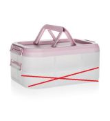 BANQUET Party box CULINARIA 40x28 cm, růžové víko - Nekompletní