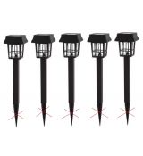 5x ACTIVER Lampa solární hranatá - Nekompletní