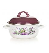 BANQUET Kastrol smaltovaný LAVENDER 22 cm, 2,9 l - Poškozené