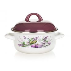 BANQUET Kastrol smaltovaný LAVENDER 22 cm, 2,9 l - Poškozené