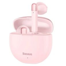 Bezdrátová sluchátka Baseus Encok True Wireless Earphones W2 Pink - Rozbaleno