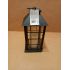 HOME DECOR Lucerna plastová s LED svíčkou 14 x 14 x 29 cm - Poškozené I1I
